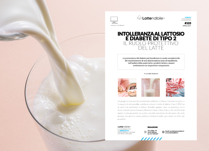 INTOLLERANZA AL LATTOSIO E DIABETE DI TIPO 2, IL RUOLO PROTETTIVO DEL LATTE. IL NUOVO NUMERO DE LATTENDIBILE